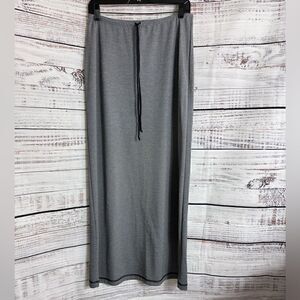 Vintage‎ Uniform By john Paul Richard skirt Womens Size Medium pull on Maxi Gray